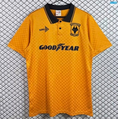 Maxikits Ofertas Camisetas futbol Retro Wolverhampton Primera 1990-91 por mayor