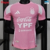 Camiseta futbol Versión Player Argentina Rosa 2025/26