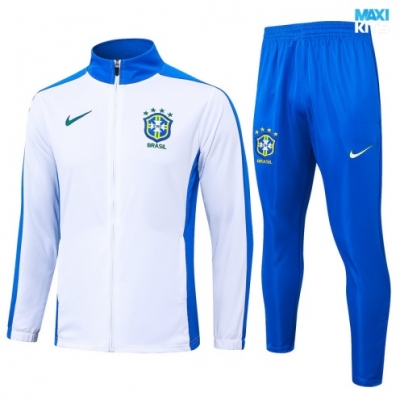 Chaqueta Chandal Brasil 2024/25 Blanco