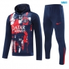 Chaqueta Chandal Con Capucha Paris Saint Germain 2024/25 azul real