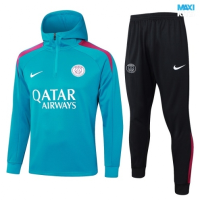 Chaqueta Chandal Con Capucha Paris PSG 2024/25 Azul