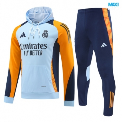 Chaqueta Chandal Con Capucha Real Madrid 2024/25 azul