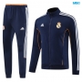 Chaqueta Chandal Real Madrid 2025/26 Azul marino/Blanco/amarillo