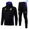 Chaqueta Chandal Con Capucha Real Madrid 2025/26 negro/Violeta