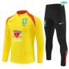 Chandal Brasil Niño 2025/26 amarillo/negro/rojo