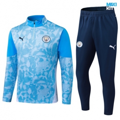 Chandal Manchester City Niño 2025/26 Azul/Blanco