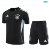 Camiseta futbol Alemania + Pantalón Corto 2025/26 negro/Blanco