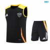 Camiseta futbol Entrenamiento Sin Mangas Atletico Mineiro + Pantalón Corto 2025/26 negro/amarillo