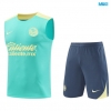 Camiseta futbol Entrenamiento Sin Mangas CF América + Pantalón Corto 2024/25 Azul