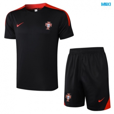 Camiseta futbol Portugal + Pantalón Corto 2024/25 negro
