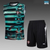 Camiseta futbol Entrenamiento Sin Mangas Portugal + Pantalón Corto 2025/26 verde/negro/Blanco
