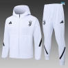 maxikits Chaqueta Chándal fútbol Con Capucha Juventus 2026/27 Blanco k101