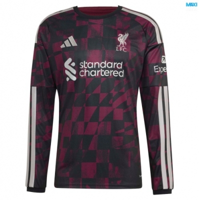 Maxikits Ofertas Camiseta de futbol Liverpool Tercera Manga larga 2026/27 por mayor
