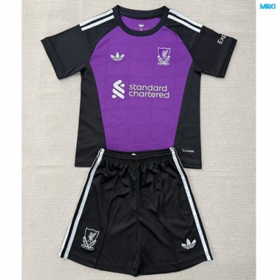 Maxikits Ofertas Camiseta futbol Liverpool Niño Portero Púrpura 2026/27 por mayor
