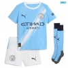 Camiseta futbol Manchester City Niño Primera Azul 2025/26