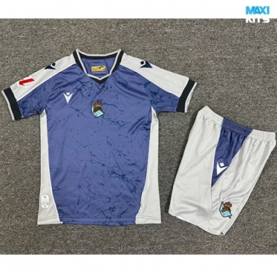 Camiseta futbol Real Sociedad Niño Segunda 2025/26