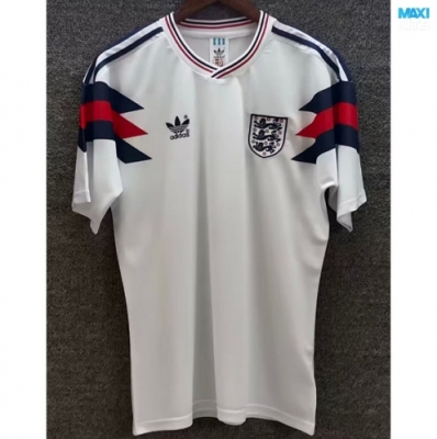 Camiseta de fútbol Retro Inglaterra Blanco 1990