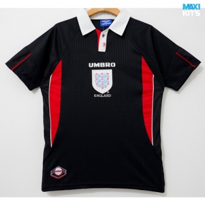 Camiseta futbol Retro Inglaterra Tercera Negro 1998