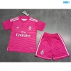 Camiseta futbol Retro Real Madrid Niño Tercera Rosa 2014-15