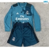 Camiseta futbol Retro Real Madrid Niño Tercera Manga Larga 2017-18