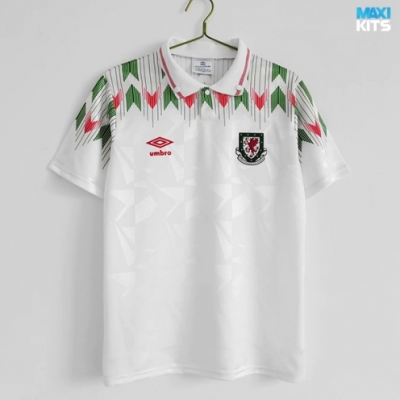 Camiseta futbol Retro Wales Segunda 1990-92