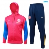 Chaqueta Chandal Con Capucha Barcelona 2024/25 Rosa