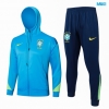 Chaqueta Chandal Con Capucha Brasil 2024/25 azul