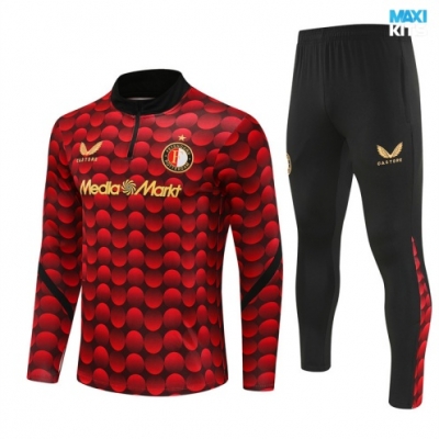 Chandal Feyenoord 2025/26 rojo/negro