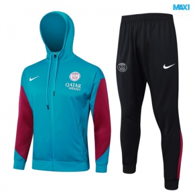 Chaqueta Chandal Con Capucha Paris PSG 2024/25 verde