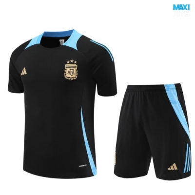 Camiseta futbol Argentina + Pantalón Corto 2024/25 negro