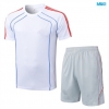 Camiseta futbol Bayern Munich + Pantalón Corto 2025/26 Blanco/Gris/rojo