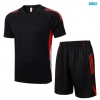 Camiseta futbol Bayern Munich + Pantalón Corto 2025/26 negro/rojo