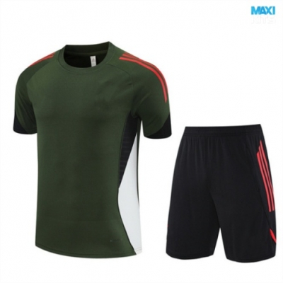 Camiseta futbol Bayern Munich + Pantalón Corto 2025/26 verde/negro/rojo