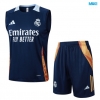Camiseta futbol Entrenamiento Sin Mangas Real Madrid + Pantalón Corto 2024/25 azul real