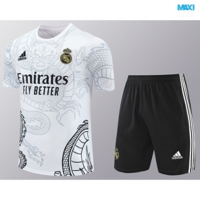 Camiseta futbol Real Madrid + Pantalón Corto 2024/25 Blanco