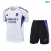 Camiseta futbol Real Madrid + Pantalón Corto 2025/26 Blanco/negro/Violeta