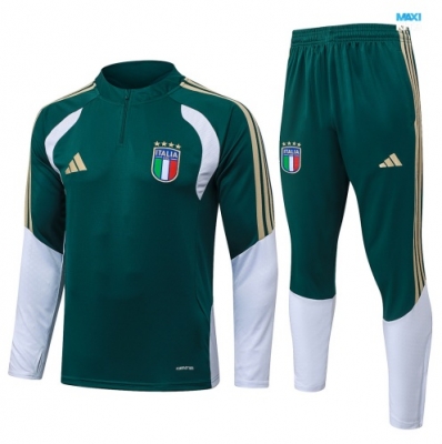 maxikits Chándal fútbol Italia Niño 2026/27 Verde Negroâtre k252