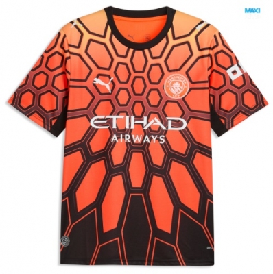 maxikits Camiseta de futbol Manchester City Manga Larga Naranja 2026/27