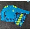 Camiseta futbol España Niño Portero Manga Larga Azul 2026/27
