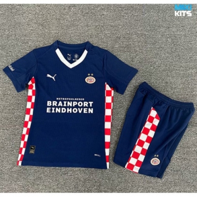 Camiseta futbol PSV Eindhoven Niño Segunda 2025/26