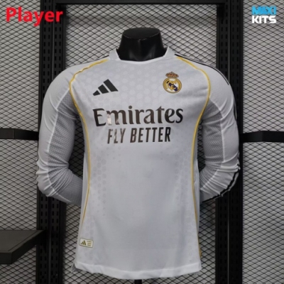 Camiseta futbol Versión Player Real Madrid Primera Manga Larga 2025/26