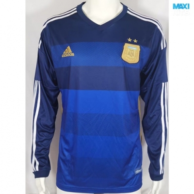 Camiseta futbol Retro Argentina Segunda Manga Larga 2014-15