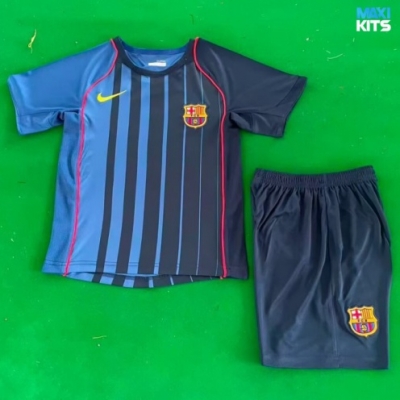 Camiseta futbol Retro Barcelona Niño Segunda 04-05