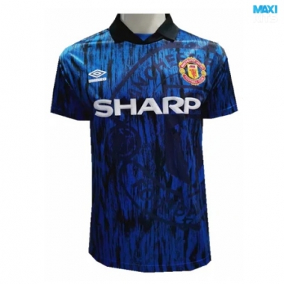Camiseta futbol Retro Manchester United Azul 1992-1993