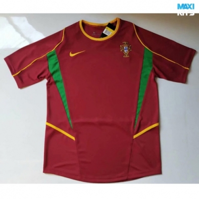 Camiseta futbol Retro Coupe du Monde Portugal Primera 2002