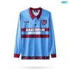 Camiseta futbol Retro West Ham United Segunda Manga Larga 1995-1997