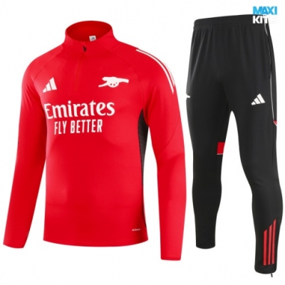 Chandal Arsenal 2025/26 rojo/negro/Blanco