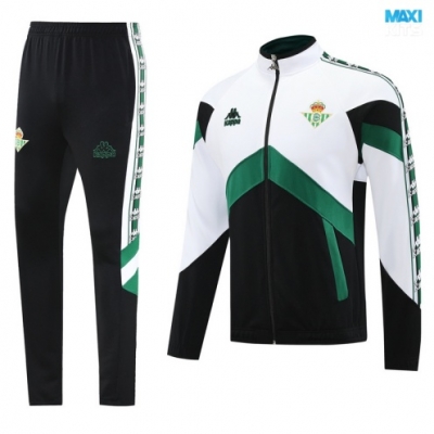 Chaqueta Chandal Real Betis 2025/26 Blanco/negro/verde