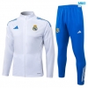 Chaqueta Chandal Real Madrid 2025/26 Blanco/Azul