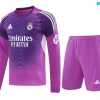 Real Madrid goalkeeper Manche Longue + Short 2025/26 Violeta/Blanco